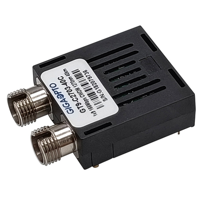 155Mbps 1x9 جهاز الإرسال والاستقبال البصري CWDM 1270nm 1610nm 40km دوبلكس SC ST FC SMF وحدة الإرسال والاستقبال