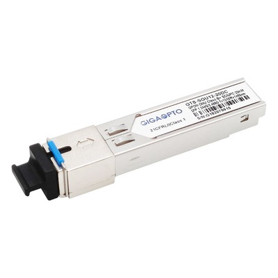 ONU ONT Class B + GPON SFP Transceiver TX1.244G / RX2.488G 1310nm TX 1490nm RX SC UPC 20km DDM