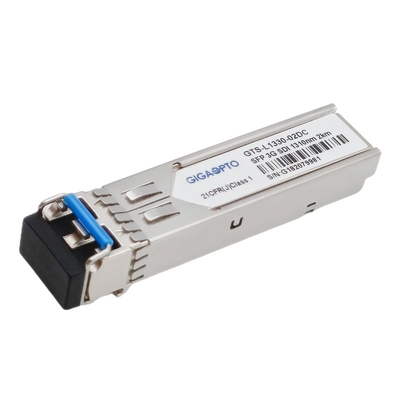 3G SDI SMPTE SFP 1310nm 2km وحدات الإرسال والاستقبال SMF Duplex LC DOM MSA Pinout مع أنماط الفيديو المرضية