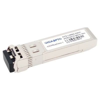32G قناة ليفية قصيرة الطول الموجي 32GFC SW 850nm SFP28 وحدة الإرسال والاستقبال 100m LC DOM