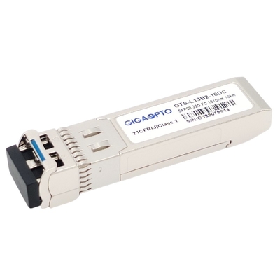 32G FC LW SFP28 جهاز الإرسال والاستقبال ذو القناة الليفية 1310 نانومتر 10 كم SMF LC DOM