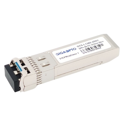 وحدة الإرسال والاستقبال ذات القناة الليفية SFP + 8G FC SMF 1310nm 25km LC DOM