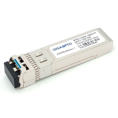 غير MSA 12G-SDI Video SFP 1310nm وحدة الإرسال البصري المزدوجة 10 كم LC DOM