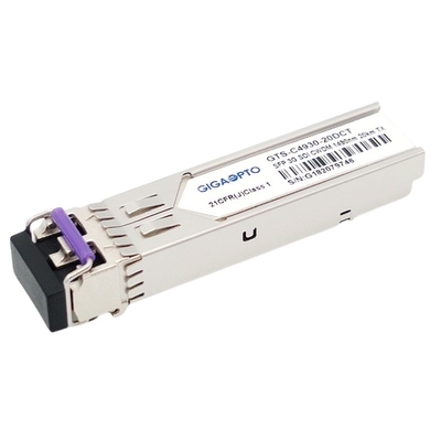 3Gbps DVI Video SFP Transceiver CWDM جهاز إرسال واحد MSA 1270nm-1610nm 20km SMF LC DDM