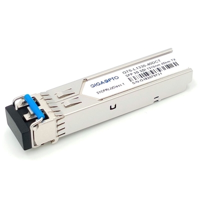 HD SDI SD SDI 3G SDI Video SFP Transceiver TX1310nm جهاز إرسال بصري واحد 10 كيلومتر LC DOM MSA لـ SD / HD / 3G SDI