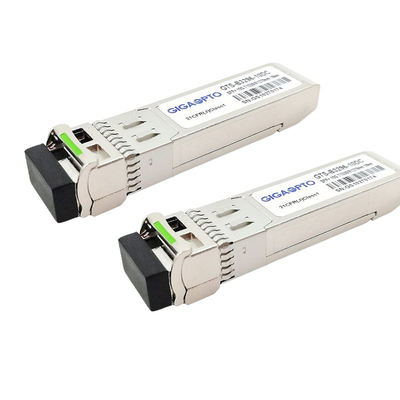 10GBASE-BX10 TX1330 / RX1270 Cisco SFP + جهاز الإرسال والاستقبال ثنائي الاتجاه 10 كم