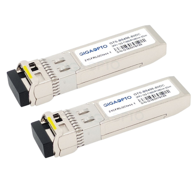 10G BIDI ZR Cisco أجهزة الإرسال والاستقبال المتوافقة مع SMF SFP-10G-BX80D