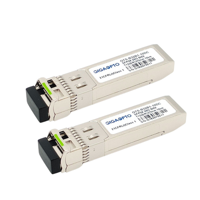 SFP28 25GBASE TX-1330nm RX-1270nm 10km Simplex LC SMF وحدة الإرسال والاستقبال الضوئية DOM