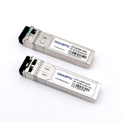 جهاز استقبال ضوئي SFP+ ذات وضع واحد مع نوع رابط DDM