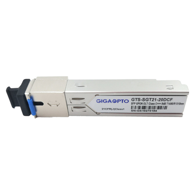 SFP GPON OLT Transceiver فئة D 8dBm TX Power Optical Modules DDM