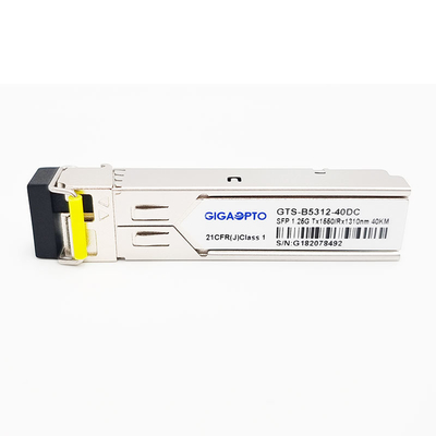 1000BASE-BX 1.25G BiDi SFP Transceiver 40km TX1550nm/RX1310nm LC SMF وحدة DOM