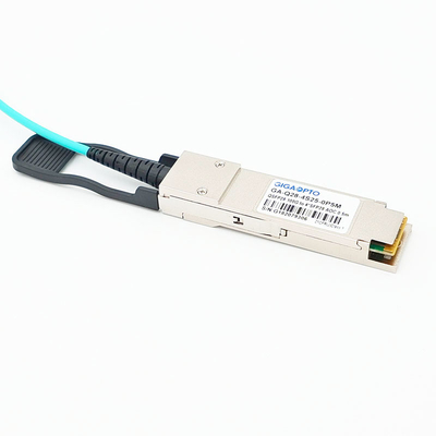 الكبل البصري النشط الموازي للكسر 100G QSFP28 إلى 4x25G SFP28 Fan Out AOC