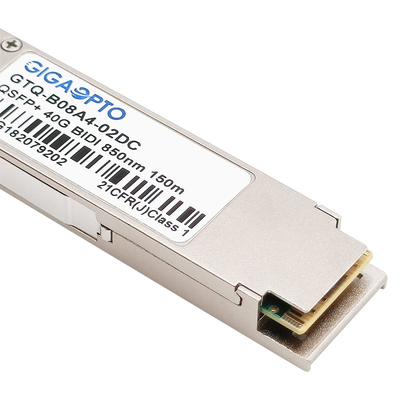 40GBASE SR ثنائي QSFP + جهاز إرسال واستقبال بصري مزدوج LC 832nm 918nm MMF Module 150m DOM