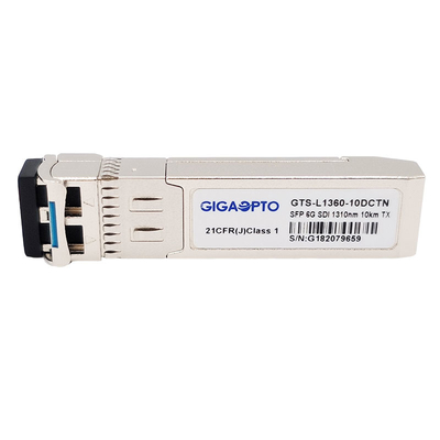 6G SDI SMPTE SFP 1310nm 10km SMF LC وحدات الإرسال الأحادية MSA