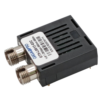 1.25Gbps 1x9 850nm MMF 550m دوبلكس SC / FC / ST وحدة الإرسال والاستقبال LVPECL PECL