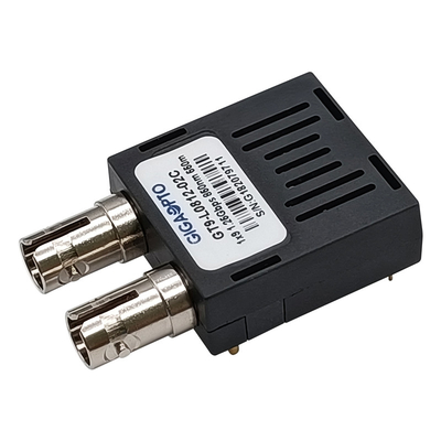 1.25Gbps 1x9 850nm MMF 550m دوبلكس SC / FC / ST وحدة الإرسال والاستقبال LVPECL PECL