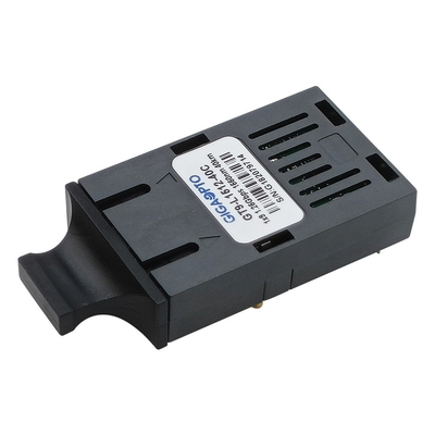 1 × 9 وحدة أحادية الألياف LVPECL PECL SMF 1.25 جيجابت في الثانية 1550 نانومتر 40 كم دوبلكس SC FC ST