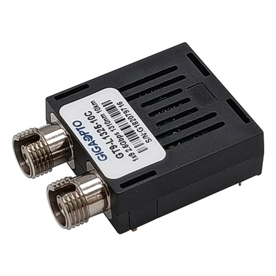 2.5Gbps 1x9 جهاز الإرسال والاستقبال البصري 1310 نانومتر 10 كيلومتر SMF Duplex SC FC ST LVPECL PECL وحدة الإرسال والاستقبال