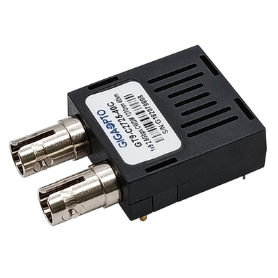 جهاز الإرسال والاستقبال Duplex SC ST FC 1x9 2.5Gbps CWDM 1270nm 1610nm 40km SMF Transceiver Module