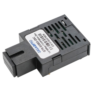جهاز إرسال واستقبال 1 × 9 من الألياف أحادية 155 ميجابت في الثانية BIDI TX1310nm RX1550nm 20 كم SMF وحدة الإرسال والاستقبال أحادية SC FC ST