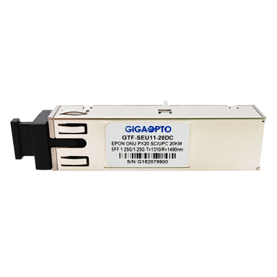 وحدة EPON SFF ONU PX20 1.25G SFF 2x10 TX1310nm / RX1490nm SC UPC SMF DDM