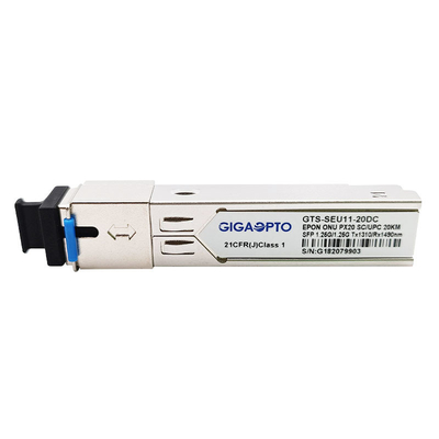 1.25G ONU EPON SFP Module PX20 TX1310nm / RX1490nm 20km SC SFP UPC