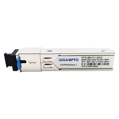 1.25 جيجابت في الثانية EPON ONU SFP Module 20km PX20 TX1310nm RX1490nm SFP LC Transceiver