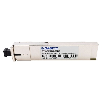 وحدة OLT غير المتماثلة EPON XFP 1.25G SM 20km 1310nm PRX30 XFP T1577nm 10.3G T1490nm 1.25G