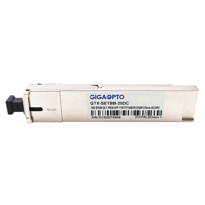 10GEPON OLT المتماثل PR30 XFP وحدة الإرسال والاستقبال T1577nm 10G T1490nm 1G R1270nm 10G R1310nm 1G