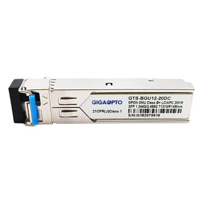 وحدة الإرسال والاستقبال ONU Class B + GPON SFP SMF Tx1310nm Rx1490nm LC APC