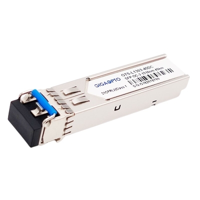 SFP 155Mbps OC-3 / STM-1 LR-1 1310nm 40km وحدة الإرسال والاستقبال المزدوجة LC SMF DOM