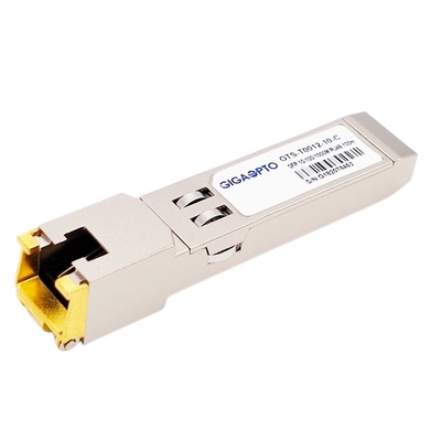 النحاس SFP 10/100 / 1000BASE-T 100m SGMII Cat 6 / 6a RJ-45 وحدة الإرسال والاستقبال البصرية