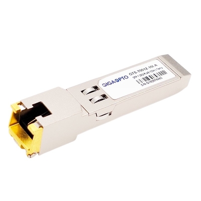 1000Mbps أحادية الوضع SFP وحدة الإرسال والاستقبال الضوئية 1000BASE T النحاس RJ-45 100m الصناعية