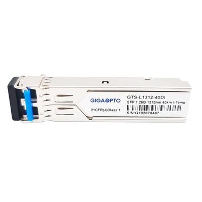 1.25G 1000BASE EX Industrial SFP Transceiver 1310nm 40km SMF Duplex LC DOM Module