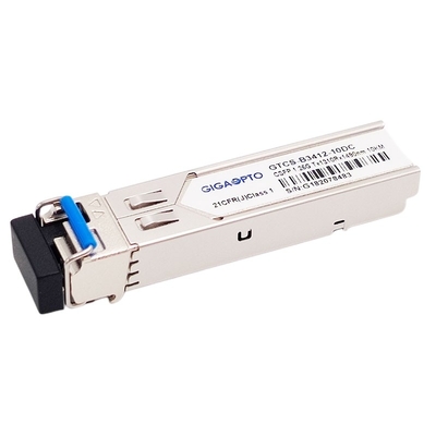 2 قناة BiDi CSFP وحدة 1.25G 1000BASE BX مفرد 1310nm RX1490nm 10km LC SMF