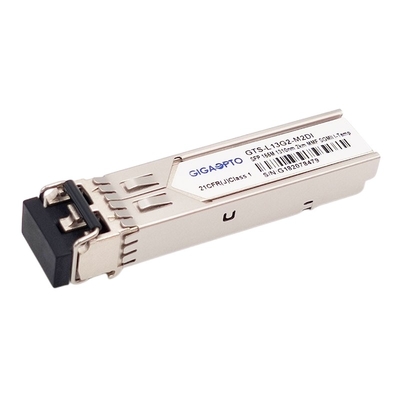 وحدة الإرسال والاستقبال الضوئية 100BASE FX SFP لشبكة جيجابت إيثرنت 2 كم 155 ميجابت في الثانية 1310 نانومتر جهاز إرسال واستقبال من الألياف المزدوجة