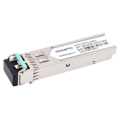 1.25G 1270 ~ 1610nm 100km 1000BASE CWDM SFP وحدة الإرسال والاستقبال SMF DOM Duplex LC