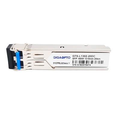100BASE LX 155Mbps SFP جهاز الإرسال والاستقبال البصري 20 كيلومتر SMF Duplex LC DOM Tx 1310nm Rx 1550nm