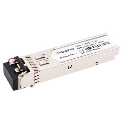 وحدة الإرسال والاستقبال الضوئية 850nm 150m SFP MMF Duplex LC DOM وحدة الإرسال والاستقبال الضوئية 4G قناة الألياف