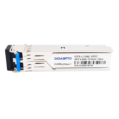 وحدة القناة الليفية 4G SFP 1310nm 10 كم SMF Duplex LC DOM 4.25G وحدة الإرسال والاستقبال