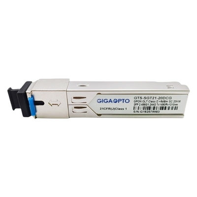 GPON OLT Class C +++ D 9dBm GPON SFP وحدات الإرسال والاستقبال DOM