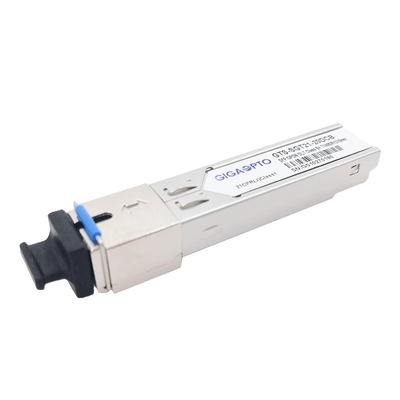 OLT GPON SFP جهاز الإرسال والاستقبال فئة B + TX 1490nm 2.5G RX 1310nm 1.25G 20km SC DDM وحدة الإرسال والاستقبال