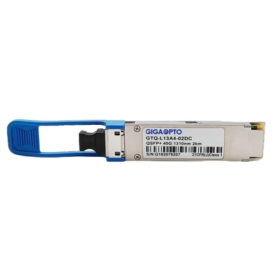 QSFP + 40GbE LR4 Lite 2 كم SMF Duplex LC وحدة الإرسال والاستقبال للألياف الضوئية DOM
