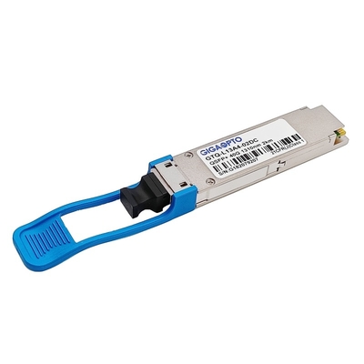 QSFP + 40GbE LR4 Lite 2 كم SMF Duplex LC وحدة الإرسال والاستقبال للألياف الضوئية DOM