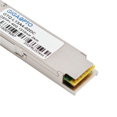 QSFP + 40GbE LR4 Lite 2 كم SMF Duplex LC وحدة الإرسال والاستقبال للألياف الضوئية DOM