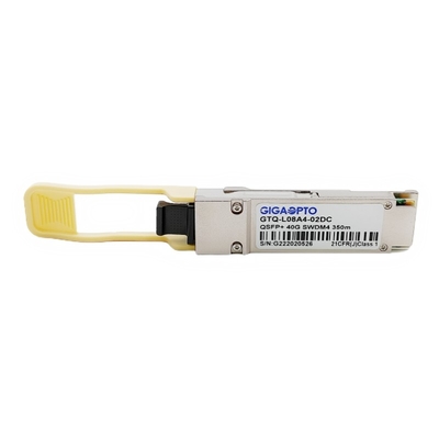 40GBASE SWDM4 QSFP + 850nm ~ 940nm MMF جهاز الإرسال والاستقبال البصري 350m DOM Duplex LC