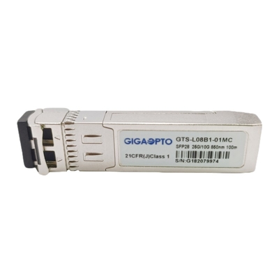 مزدوج معدل 10G 25GBASE-SR SFP28 جهاز الإرسال والاستقبال البصري MMF 850nm 100m وحدة الإرسال والاستقبال البصرية LC DOM