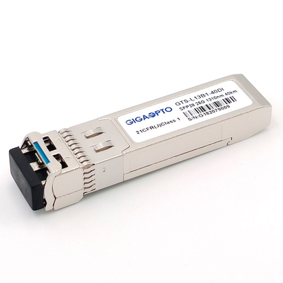 SFP28 25GBASE ER 1310n 40 كيلومتر وحدة الإرسال والاستقبال البصرية SFP EML APD SMF LC DOM الصناعية