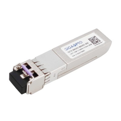 2 الألياف 100BASE BIDI CSFP الألياف جهاز الإرسال والاستقبال TX1490nm RX1310nm LC 20km DOM