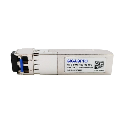 قنوات مزدوجة 155Mbps المدمجة SFP BIDI الإرسال والاستقبال TX1310nm RX1490nm LC 40km DOM